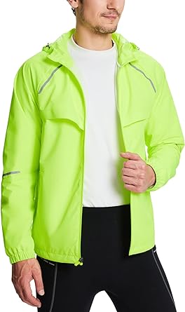 Photo 1 of BALEAF Men's Running Jackets Lightweight Quick Dry Windproof Workout Track Athletic Packable Zipper XXL