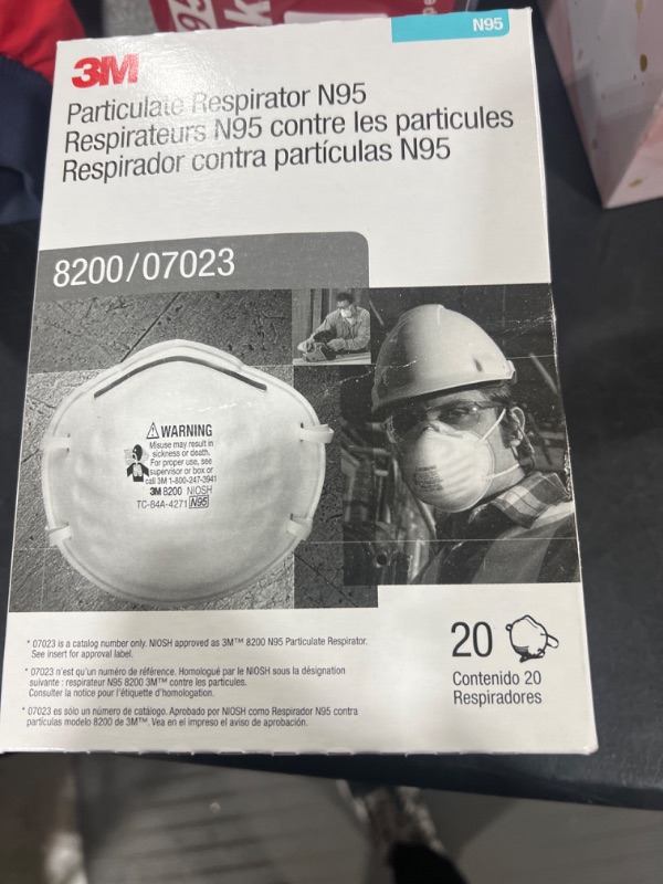 Photo 2 of 3M Particulate Respirator - N95 - 20 Pack
