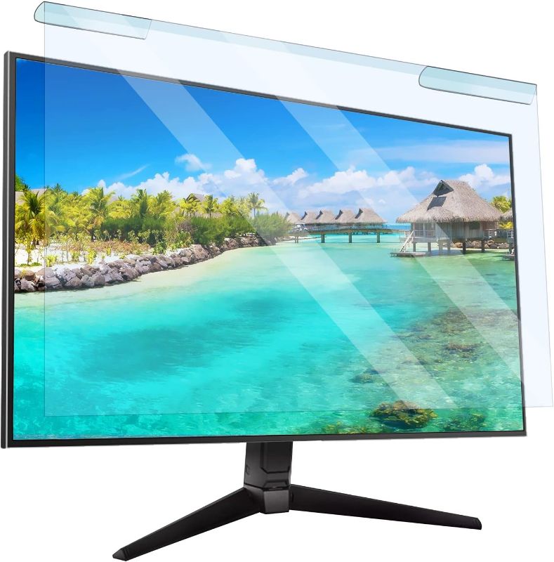 Photo 1 of Anti Blue Light Blocking Screen Protector for 20, 21.5, 21.6, 22 inch Diagonal LED PC Universal Monitor Blue Light Computer Screen Filter - Widescreen Monitor Frame Hanging Type (16:9/16:10) 