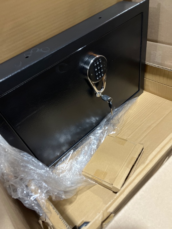 Photo 2 of 22.05" Tall Fireproof Wall Safes Between the Stud 16" Centers, Large Hidden Wall Safe With False Bottom, Removable Shelf and Digital Lock, Fireproof In Wall Safe for Firearms Money Guns Valuables