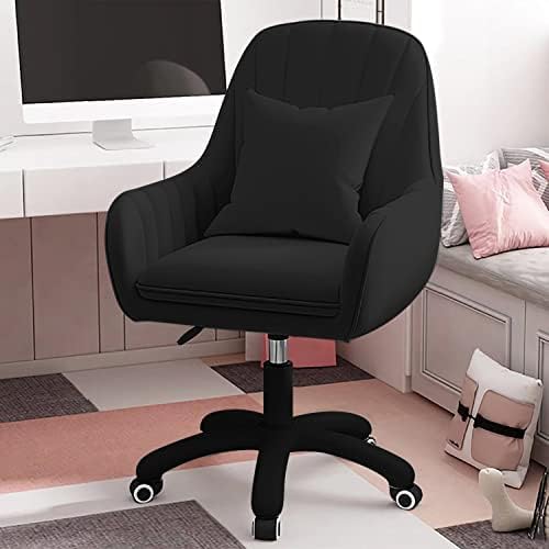 Photo 1 of XUEGW Home Office Chair Computer Chair with Mid-Back Upholstered Modern Tufted Computer Task Chair Swivel Height Adjustable Velvet Accent Chair
