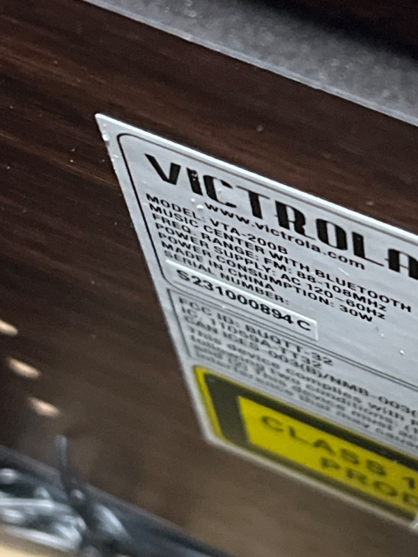 Photo 1 of Victrola Nostalgic 6-in-1 Bluetooth Record Player & Multimedia Center with Built-in Speakers - 3-Speed Turntable, CD & Cassette Player, AM/FM Radio | Wireless Music Streaming | Espresso Espresso Entertainment Center