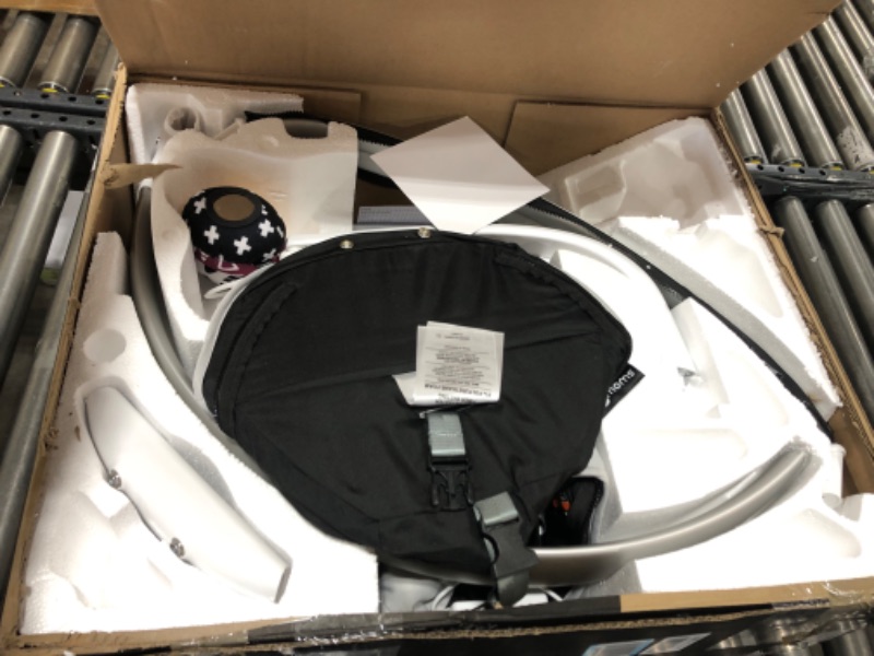 Photo 1 of 4moms MamaRoo Multi-Motion Baby Swing, Bluetooth Baby Swing with 5 Unique Motions, Grey