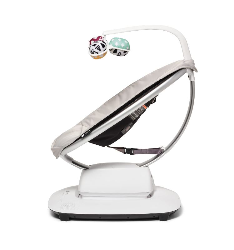 Photo 1 of 4moms MamaRoo Multi-Motion Baby Swing, Bluetooth Baby Swing with 5 Unique Motions, Grey
