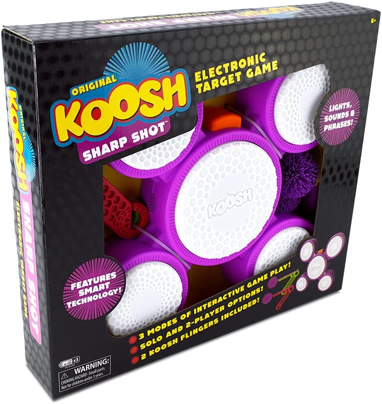 Photo 1 of  Koosh Sharp Shot - Interactive Target - 3 Games to Play - Play with Friends or Against Target's AI - for Ages 6+ 