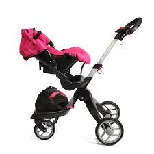 Photo 1 of  Mommy and Me SoCutie Doll Stroller with Swiveling Wheels and Adjustable Handle. Carriage Bag Included 