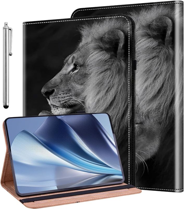 Photo 1 of ALILANG Case for Lenovo Tab P11 2nd Gen 11.5 inch Case 2023 (TB-350FU/TB-350XU) with Stylus, Shockproof Folding Stand Cover for Lenovo Tab P11 Gen 2 Case-Two Lion