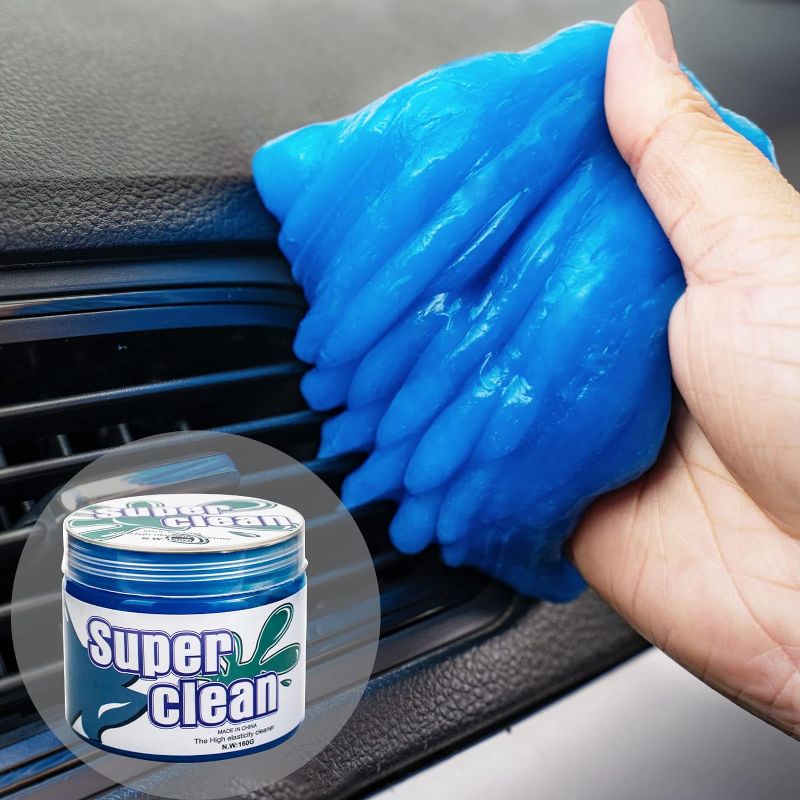 Photo 1 of Leafutt Cleaning Gel for Car, Car Detailing Tools Car Interior Cleaner Universal Dust Cleaner
