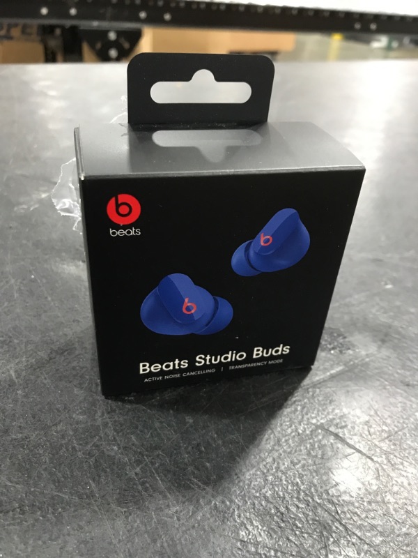 Photo 2 of Beats Studio Buds - True Wireless Noise Cancelling Earbuds - Compatible with Apple & Android, Built-in Microphone, IPX4 Rating, Sweat Resistant Earphones, Class 1 Bluetooth Headphones - Ocean Blue