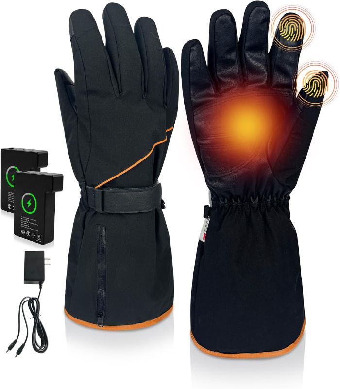 Photo 1 of Aroma Season Heated Gloves for Men Women, Rechargeable Electric Heated Gloves,Electric Heating Gloves for Winter Outdoor Activities, Working, Hunting, Cycling, Skiing, Walking
