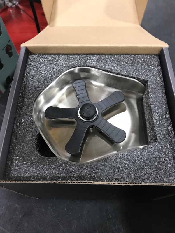 Photo 1 of 2024Newest Glass Rinser for Kitchen Sink-Bottle Cleaner,Cup Rinser Glass Washer for Kitchen Sink,Sink Accessories,Faucet Attachment,Kitchen Gadgets, Bar Sink Glass Rinser,Stainless Steel Brush Nickel Pentagram 5-leaf tray Stainless Brush Nickel