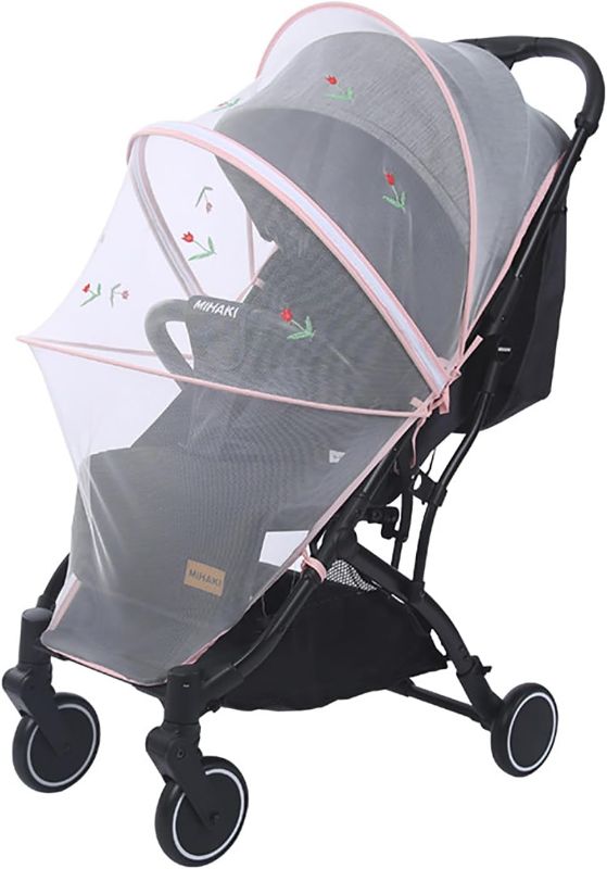 Photo 1 of Baby Stroller Mosquito nets, Universal Lock-Type Baby Stroller Mosquito nets, Stretch nets, Breathable and Folding Dual-use Zipper nets, Baby car seat Covers, Cradles