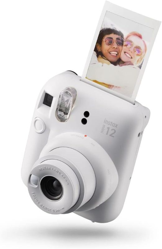 Photo 1 of Fujifilm Instax Mini 12 Instant Film Camera, Clay White
