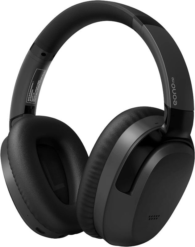 Photo 1 of Eonome-Active-Noise-Cancelling-Headphones - S3 ANC Headphones - Hybrid Wireless Over-Ear Bluetooth Headphones with Mic,Multiple Modes,40H Playtime,Comfortable Protein Earcups(Black)
