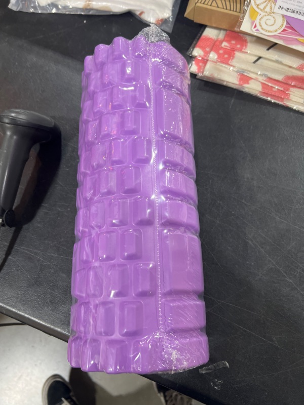 Photo 2 of 321 STRONG Foam Roller - Medium Density Deep Tissue Massager for Muscle Massage and Myofascial Trigger Point Release, with 4K eBook Violet