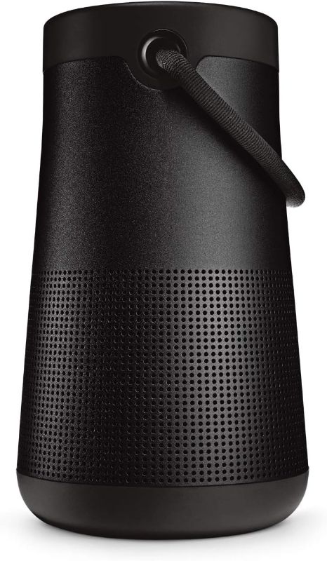 Photo 1 of Bose SoundLink Revolve+ (Series II) Bluetooth Speaker, Portable Speaker with Microphone, Wireless Water Resistant Travel Speaker with 360 Degree Sound, Long Lasting Battery and Handle, Black
