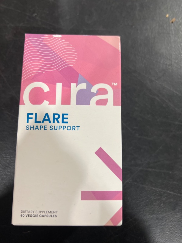 Photo 2 of Cira Flare Body Support for Women - Energy Booster, Metabolism, & Detox for Women w/Acetyl L Carnitine, EGCG, & Cayenne Pepper Extract - 60 Veggie Capsules (30 Servings) exp 4/2024