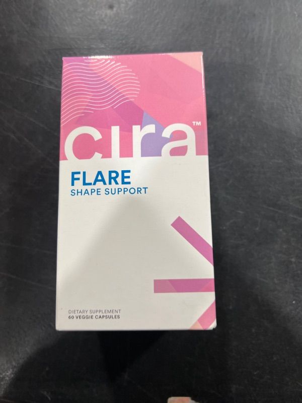 Photo 2 of Cira Flare Body Support for Women - Energy Booster, Metabolism, & Detox for Women w/Acetyl L Carnitine, EGCG, & Cayenne Pepper Extract - 60 Veggie Capsules (30 Servings)