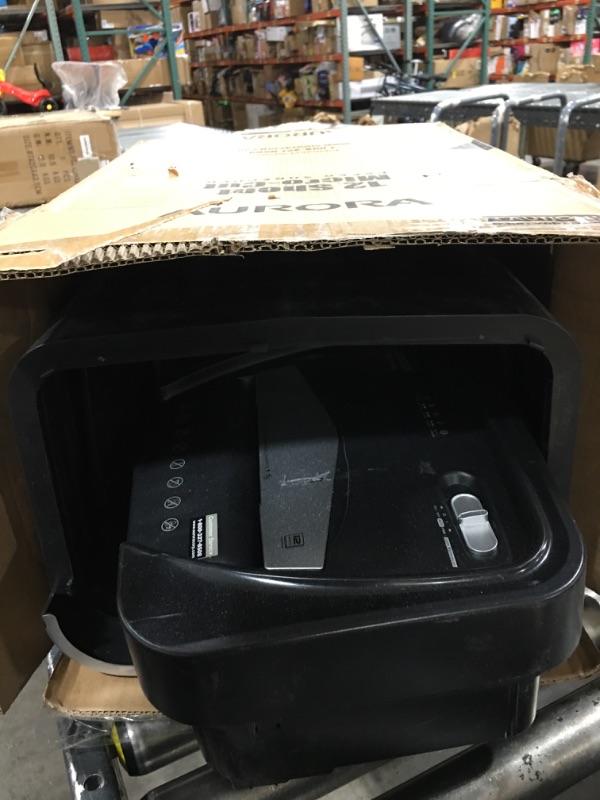 Photo 1 of Aurora AU1210MA Professional Grade High Security 12-Sheet Micro-Cut Paper/ CD and Credit Card/ 60 Minutes Continuous Run Time Shredder