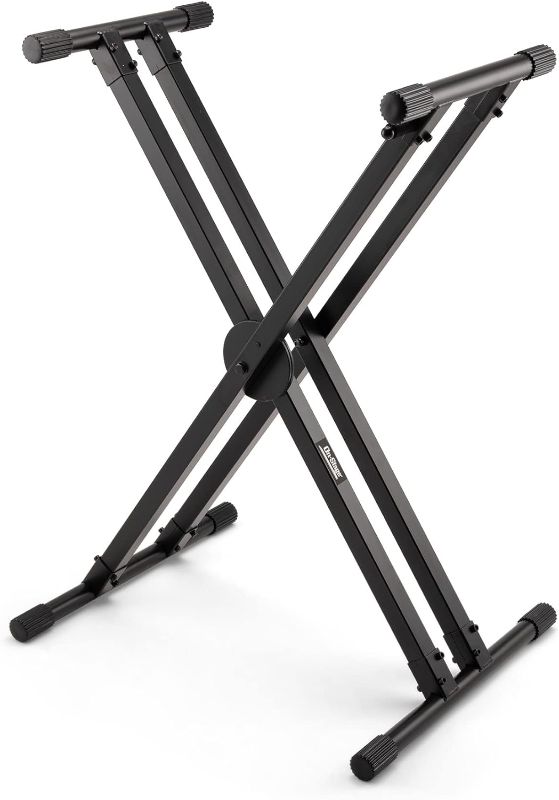 Photo 1 of 
On-Stage KS8291XX ERGO-LOK Double-X Keyboard Stand with Lok-Tight Construction (Setup for Keyboards, Synths, Organs, and Electric Pian