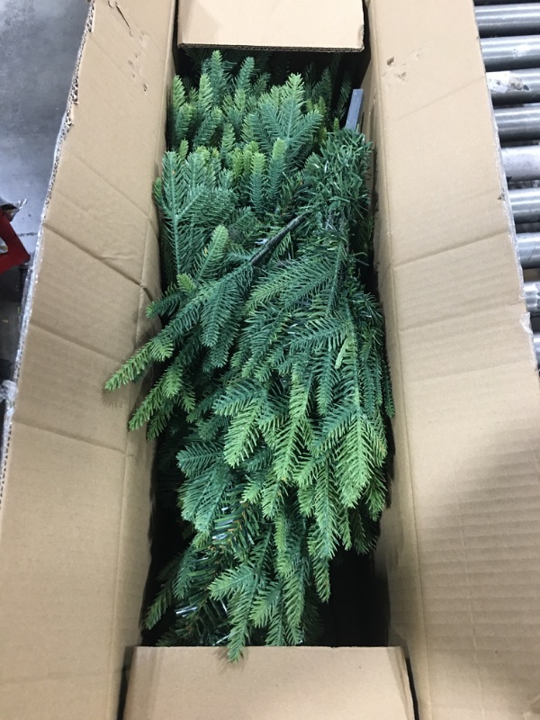 Photo 2 of 4FT Premium Artificial Christmas Tree, Green Holiday Christmas Pine Tree with Pinecone, Xmas Tree,Party Decoration,1277 Branch Tips, Easy to Assemble with Christmas Tree Stand