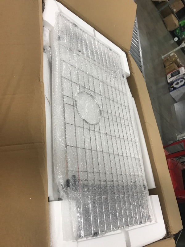 Photo 1 of EcoChannels Undermount Kitchen Sink, 33 x 19 Inch Sink Kitchen 16 Gauge Stainless Steel Kitchen Sinks Single Bowl Workstation Sink with Cutting Board 33" x 19" x 10" Stainless Steel