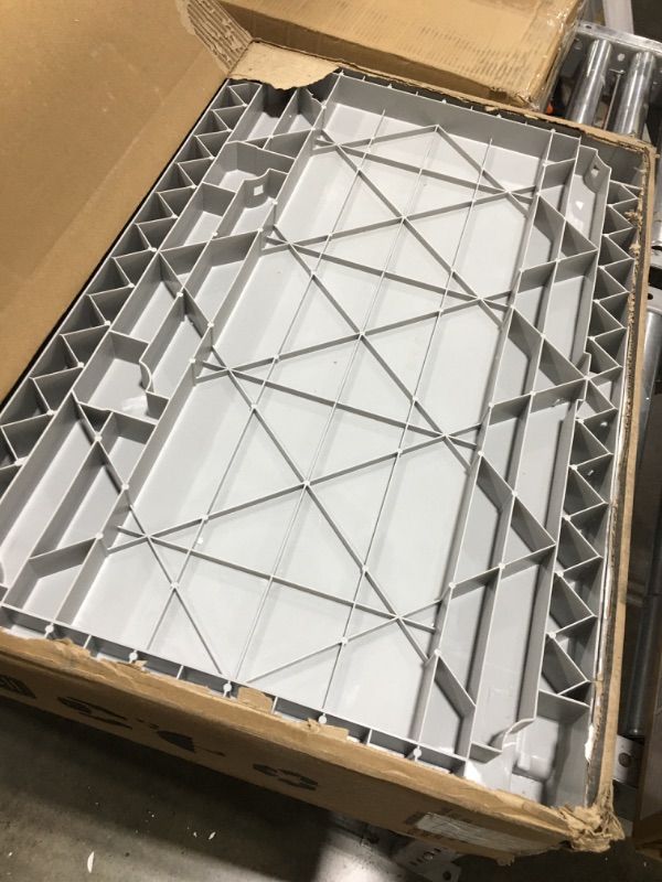 Photo 1 of MQ Eclypse Inch Plastic Utility Storage Cabinet, 38" 3 Shelf, Gray