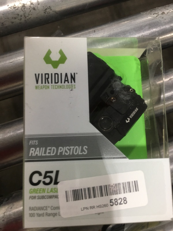 Photo 2 of Viridian Universal Original C5L, Black, Green Laser with Tactical Light Featuring Instant-ON® Original C5L/Green Laser