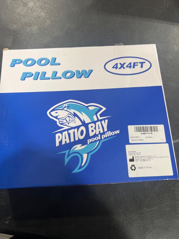 Photo 1 of Pool Pillows for Above Ground Pools 4x4FT, Heavy Duty Pool Cover Pillow Float for Closing Full Sealed Edge, Winterize Pool Closing Kit with Rope