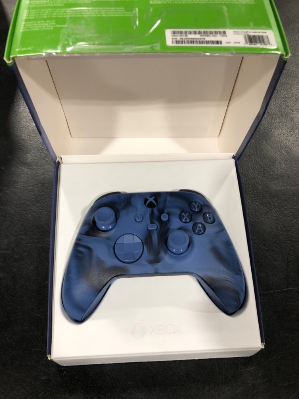 Photo 2 of Xbox Special Edition Wireless Gaming Controller – Stormcloud Vapor – Xbox Series X|S, Xbox One, Windows PC, Android, and iOS Midnight Blue Wireless Controllers