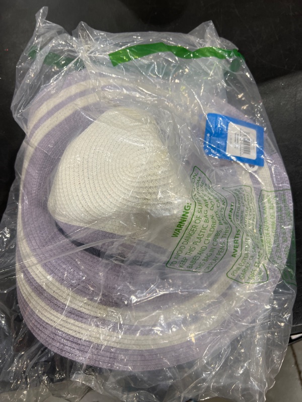 Photo 2 of Columbia Global Adventure Packable Hat II (White/Purple Tint) Traditional Hats
