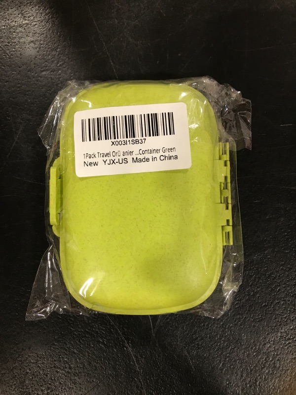 Photo 2 of 1Pack Travel Pill Organizer, 8 Compartments Portable Pill Case, Small Pill Box for Pocket Purse Portable Medicine Vitamin Container Green