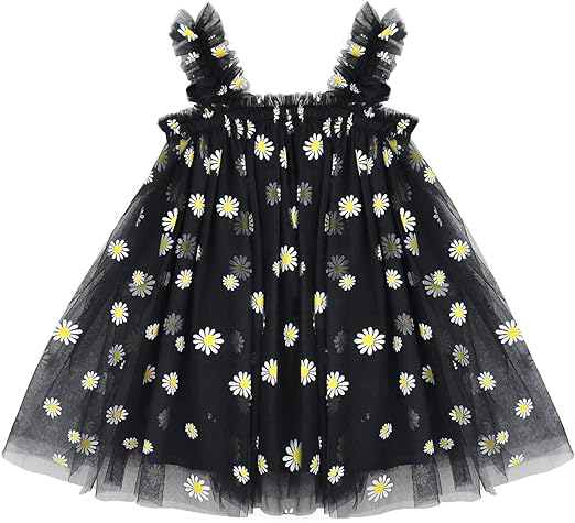 Photo 1 of AGQT Baby Girls Daisy Tutu Dress Birthday Party Tulle Babydoll Dresses Size 18-24mo