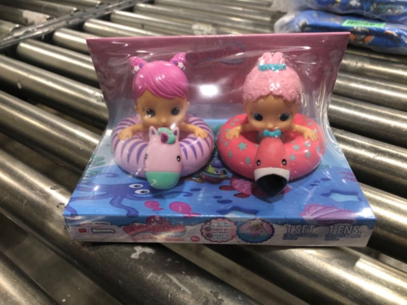 Photo 2 of  Bloopies Floaties Abby/Lara 2pk - Bathtime Fun for Children 