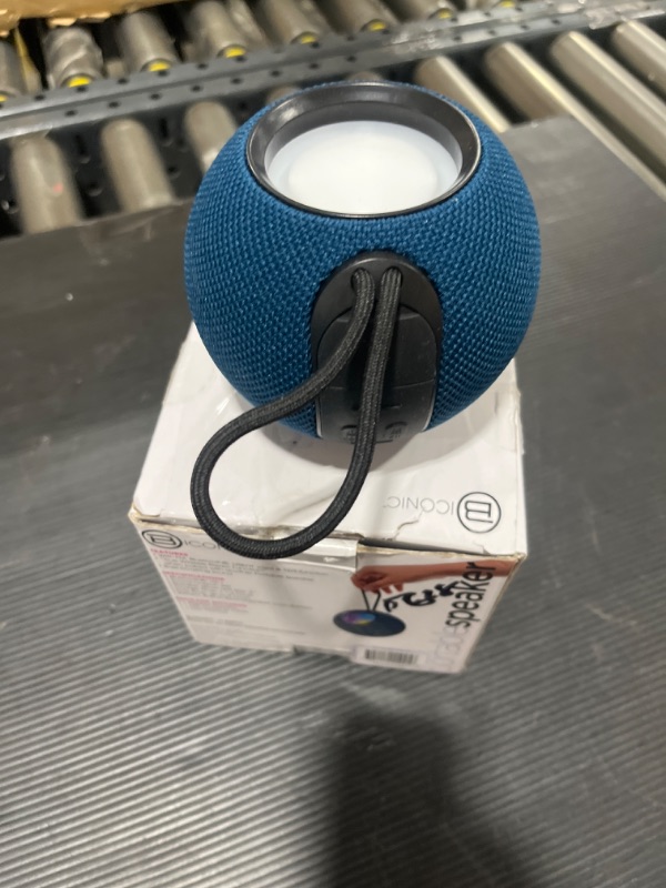 Photo 2 of Biconic Round Portable Bluetooth Speaker
