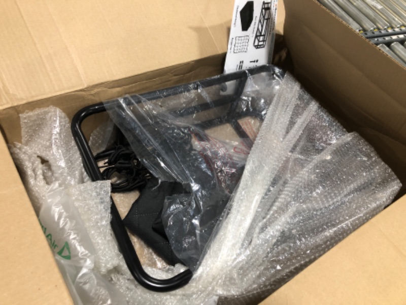 Photo 1 of  RAYMACE Rear Rack Bike Basket with Cargo Net and Liner Large Bicycle Basket Perfect Mount for Electric Bike 