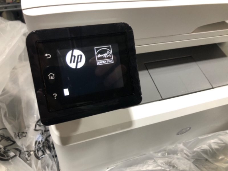 Photo 3 of HP Color LaserJet Pro M283fdw Wireless All-in-One Laser Printer, Remote Mobile Print, Scan & Copy, Duplex Printing, Works with Alexa (7KW75A), White