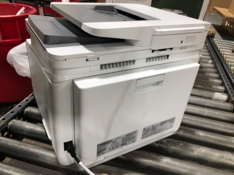 Photo 4 of HP Color LaserJet Pro M283fdw Wireless All-in-One Laser Printer, Remote Mobile Print, Scan & Copy, Duplex Printing, Works with Alexa (7KW75A), White