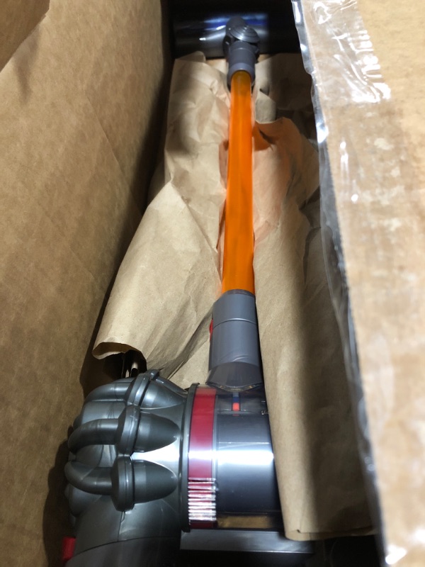 Photo 2 of Casdon Little Helper Dyson Cord-Free Vacuum Cleaner Toy, Grey, Orange and Purple (68702) Dyson Ball Vacuum Toy Vacuum with Working Suction and Sounds, 2 lbs, Grey/Yellow/Multicolor Toy + Dyson Ball Vacuum