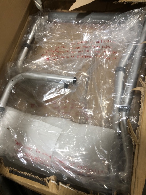 Photo 1 of GreenChief Toilet Safety Rails 300LB, Stand Alone Toilet Frame Adjustable Width and Height, Folding Toilet Handrail with Large Suction Cups, Bathroom Assistance Device for Elderly, Handicap, Disabled Foldable