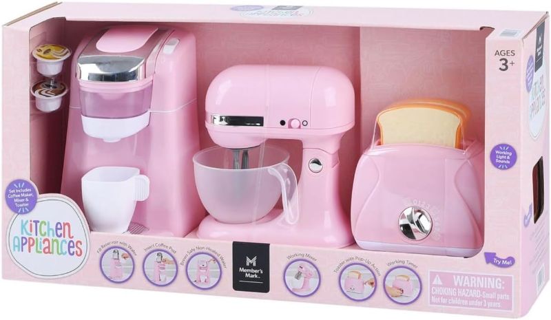 Photo 1 of  Member's Mark Gourmet Kitchen Appliance Set, Pink 