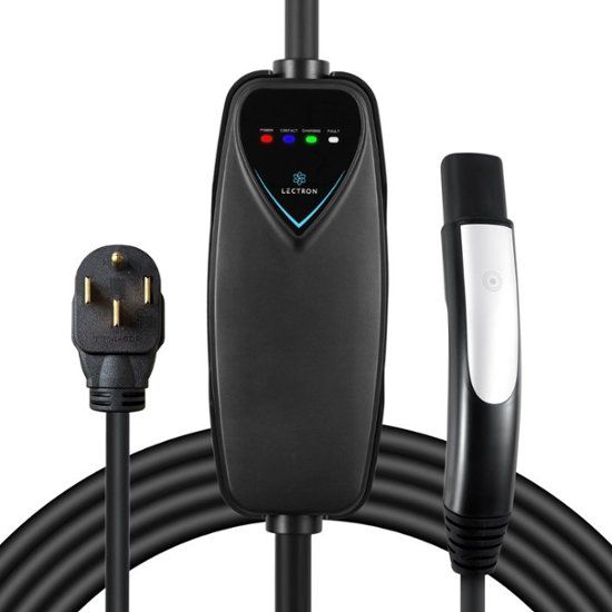 Photo 1 of Lectron - Tesla Level 2 NEMA 14-50 Electric Vehicle (EV) Charger- up to 40A - 16' - Black