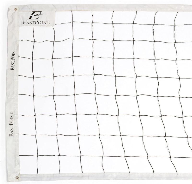 Photo 1 of  EastPoint Sports Replacement Volleyball Net with High Strength Cable, Reinforced Side Tapes, and Weather Resistant Material - Poles Not Included, Original Version 