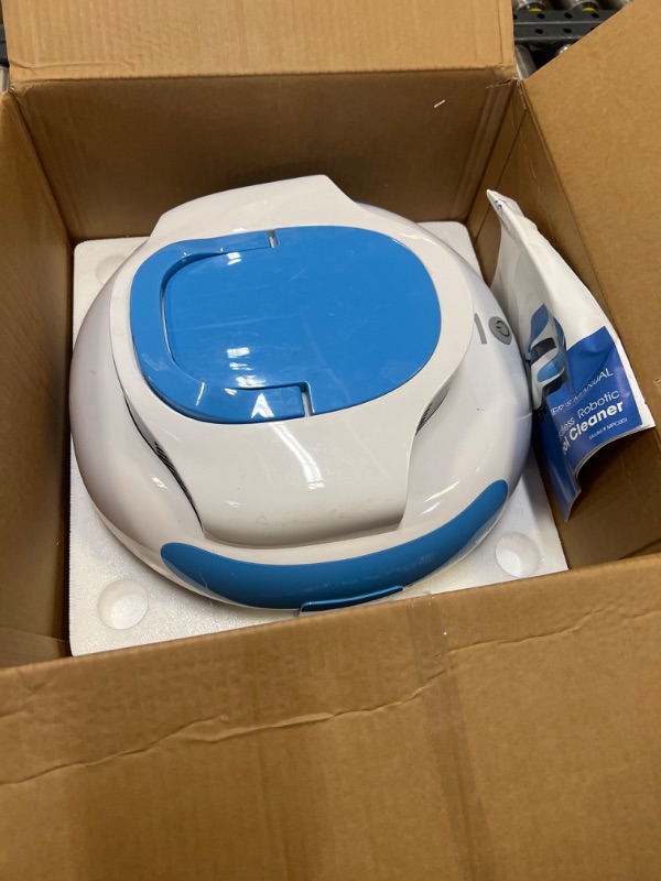 Photo 2 of Mist Cordless Advanced Robotic Pool Cleaner, Self-Parking, Pool Vacuum Has 100 Mins Maximum Run Time, Ideal for Above/In-Ground Flat Pools up to 10 Feet