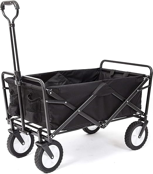 Photo 1 of Collapsible Folding Outdoor Utility Wagon (Black) …