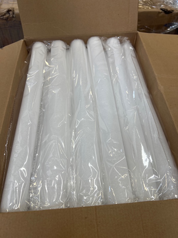 Photo 2 of 50 Pcs LED Foam Stick White Light up Glow in the Dark Foam Light Sticks 18.9 Inch Long Glow Wands for Wedding, Birthday, Rave, Concert, Camping, Festival, Battery Powered