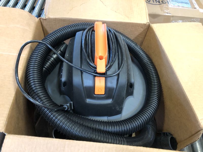 Photo 2 of RIDGID 6 Gallon 3.5 Peak HP NXT Wet/Dry Shop Vacuum with Filter, Locking Hose and Accessories
