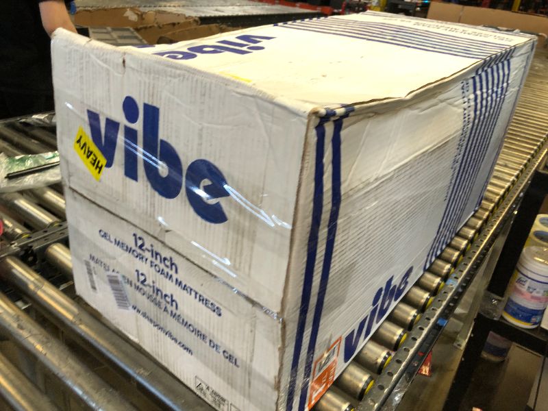 Photo 3 of Vibe Gel Memory Foam 12-Inch Mattress | CertiPUR-US Certified | Bed-in-a-Box, Twin XL Twin XL Mattress