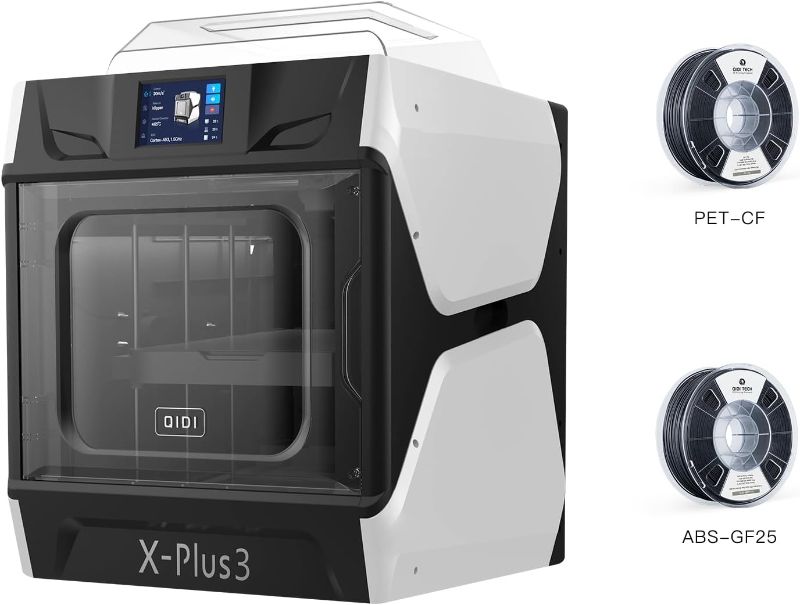 Photo 1 of QIDI X-PLUS3 3D Printer Bundle Comes with 2kg of QIDI Filament, Including PET-CF and ABS-GF25 Filament
