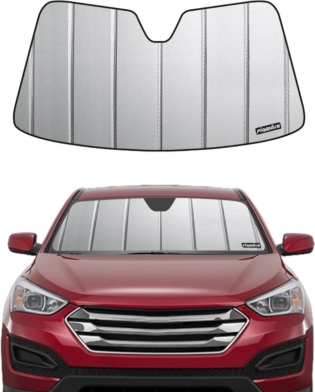 Photo 1 of Car Windshield Sun Shade fits 13-18 Santa Fe/19 Santa Fe XL (Without ADS),Car Window Shades-Safeguard